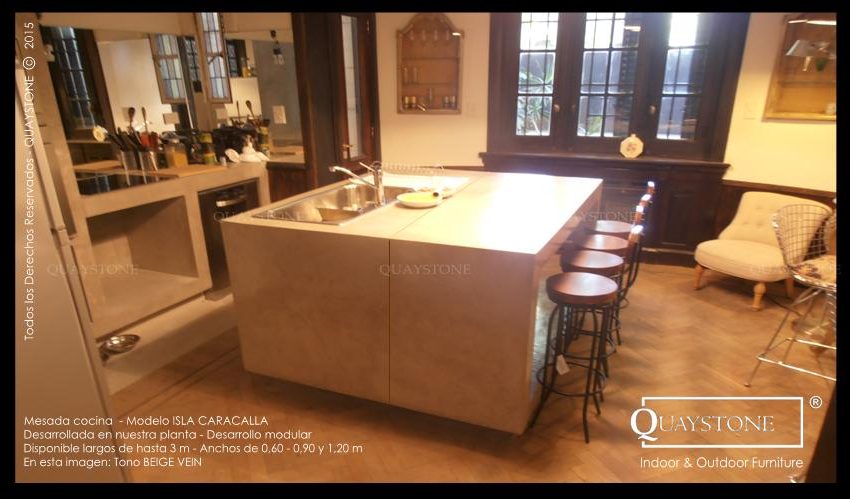 QUAYSTONE - mesada isla cocina CARACALLA silestone 2