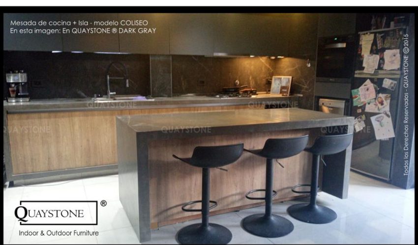 QUAYSTONE - mesada + isla COLISEO